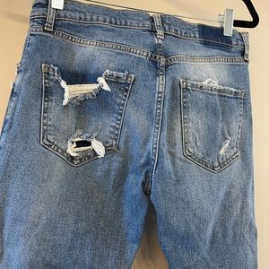 Zara Woman Premium Denim Distressed Jean